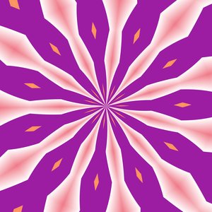 blomster #4,2019,(gradient) av Alex Caminker