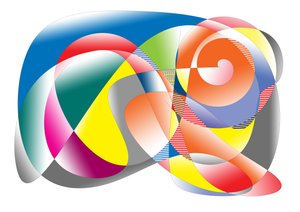 landskap, 2019, (gradient) av Alex Caminker