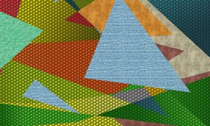 landskap #28,2019,(blandet media) av Alex Caminker