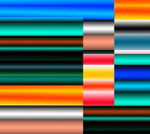 lag av planeten, 2017, (gradient) av Alex Caminker