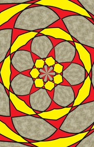 ornament #19,2019,(trykk) av Alex Caminker