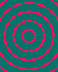 ornament #5,2019,(trykk) av Alex Caminker