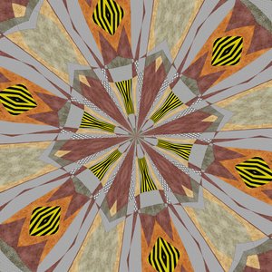 ornament #71,2019,(mixed media) av Alex Caminker