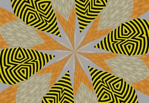 ornament #84,2019,(blandet media) av Alex Caminker