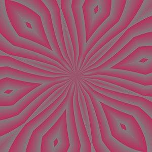 ornamenter #104,(blandet media) av Alex Caminker