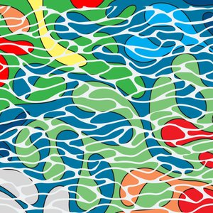 bassengbunn, 2017, (blandet media) av Alex Caminker
