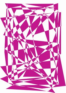 lilla, 2018, (blandet media) av Alex Caminker