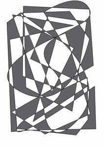 puslespill, 2017, (blandet media) av Alex Caminker