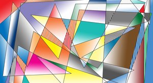 solid plass, 2019, (gradient) av Alex Caminker