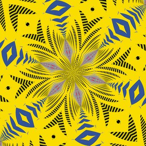 symmetri #10,2019,(blandet media) av Alex Caminker