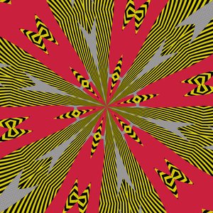 symmetri #19,2019,(blandet media) av Alex Caminker