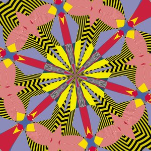 symmetri #29,2019,(blandet media) av Alex Caminker