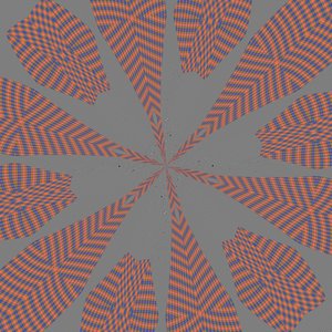 symmetri #37,2019,(blandet media) av Alex Caminker