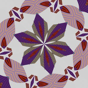 symmetri #41,2019,(blandet media) av Alex Caminker