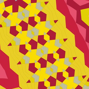 symmetri #46,2019,(blandet media) av Alex Caminker