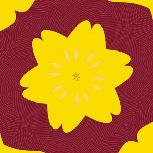 symmetri #50,2019,(blandet media) av Alex Caminker