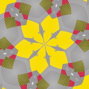 symmetri #9,2019,(blandet media) av Alex Caminker