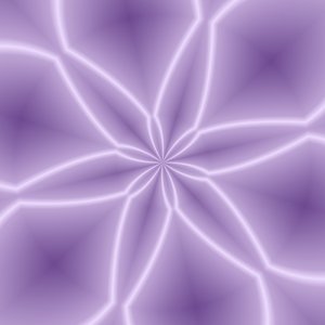 vannrefleksjon I, 2019, (gradient) av Alex Caminker