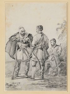Tre kaukasiske menn i samtale