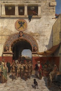Port i Volterra, Etruria av Alexander Alexandrovich Svedomsky