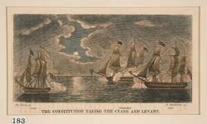 Grunnloven tar cyan og lavant, en i en serie på åtte av Alexander Anderson