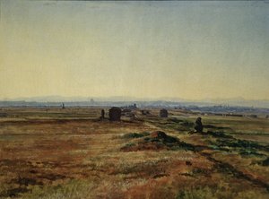 Via Appia ved solnedgang