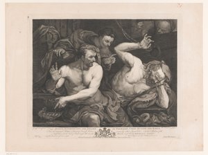 Josef tolker munnskens og bakerens drømmer Joseph tolker drømmene til faraos sjef butler og baker (tittel på objekt) av Alexander Bannerman