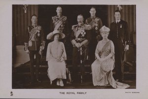 Kongefamilien (s/hvitt bilde)