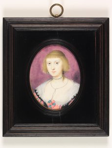 Lady Katherine Manners, hertuginne av Buckingham (akvarell på vellum) av Alexander Cooper