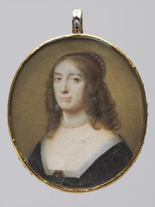 Portrett av Elizabeth Stuart, kurfyrsten Palatine og dronning av Böhmen, 1630-årene. av Alexander Cooper