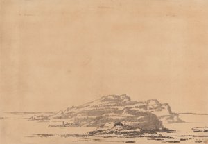 Fantastisk landskap av Alexander Cozens