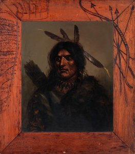 Indisk mann med koker, 1886. av Alexander Davis Cooper