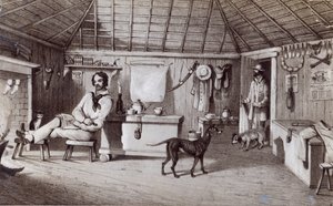 Husokkupantens første hjem, ca. 1847 av Alexander Denistoun Lang