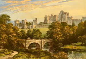 Alnwick Castle av Alexander Francis Lydon