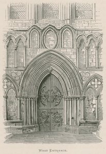 Bolton Priory, vestre inngang av Alexander Francis Lydon