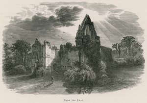 Dryburgh Abbey, fra øst