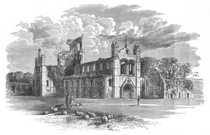 Fra nordvest, Kirkstall Abbey, c1880, 1897 av Alexander Francis Lydon