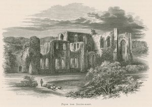 Furness Abbey, fra sør-øst