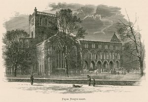 Jedburgh Abbey, fra nordøst av Alexander Francis Lydon