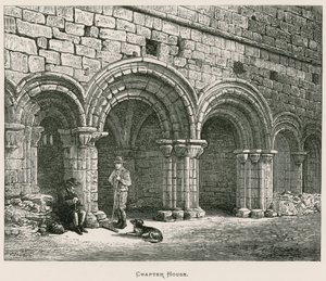 Kirkstall Abbey, kapittelhus av Alexander Francis Lydon