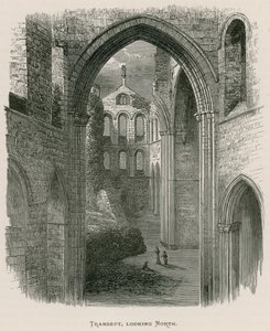Kirkstall Abbey, Transept, ser nordover av Alexander Francis Lydon
