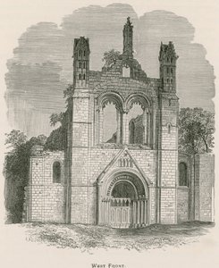 Kirkstall Abbey, vestfronten av Alexander Francis Lydon