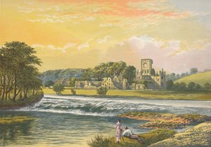 Kirkstall Abbey, c1880, 1897 av Alexander Francis Lydon