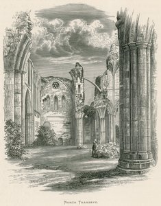 Melrose Abbey, North Transept av Alexander Francis Lydon