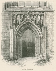 Melrose Abbey, South Doorway av Alexander Francis Lydon