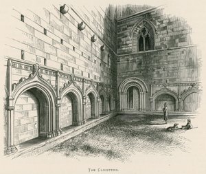 Melrose Abbey, The Cloisters av Alexander Francis Lydon
