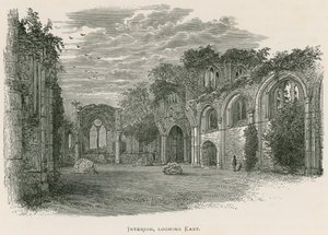Netley Abbey, interiør, med utsikt mot øst av Alexander Francis Lydon