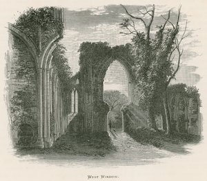 Netley Abbey, West Window av Alexander Francis Lydon
