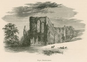 Rievaulx Abbey, fra sør-øst av Alexander Francis Lydon