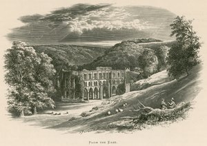 Rievaulx Abbey, fra øst